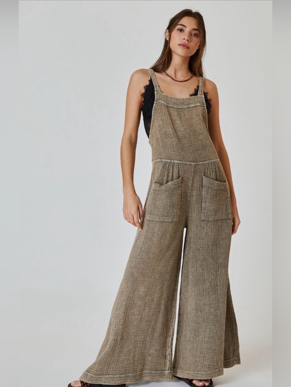 ANTHROPOLOGIE MARONIE GAUZE OVERALLS